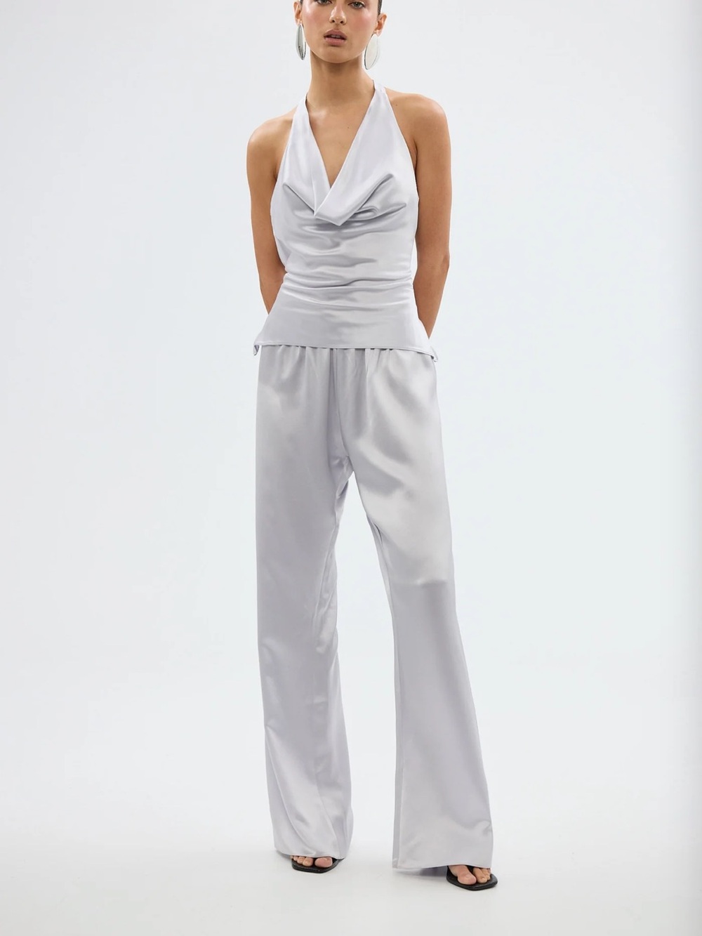 BNWT Bubish Alexandra Pant - silver sz Small
